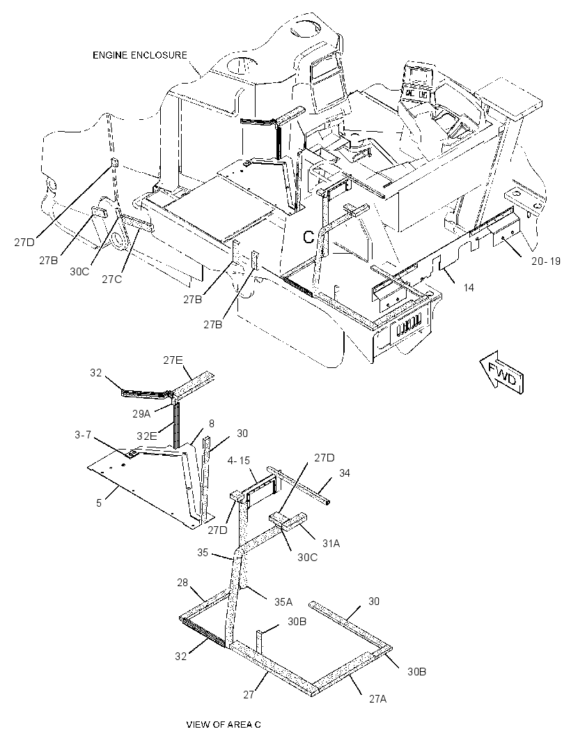 SEAL GP-WASTE HANDLING 3717035 CAT