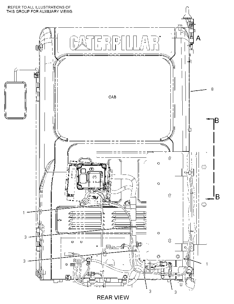 ANTENNA & MOUNTING GP 3669354 CAT
