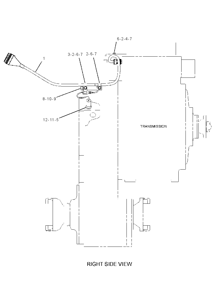 WIRING GP-TRANSMISSION CONTROL 2840041 CAT