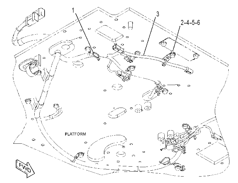 WIRING GP-BLADE 3606170 CAT