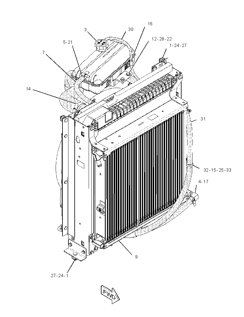 COOLING GP 3521455 CAT