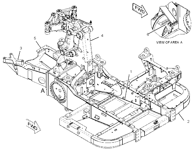 FRAME AR-FRONT 3101162 CAT