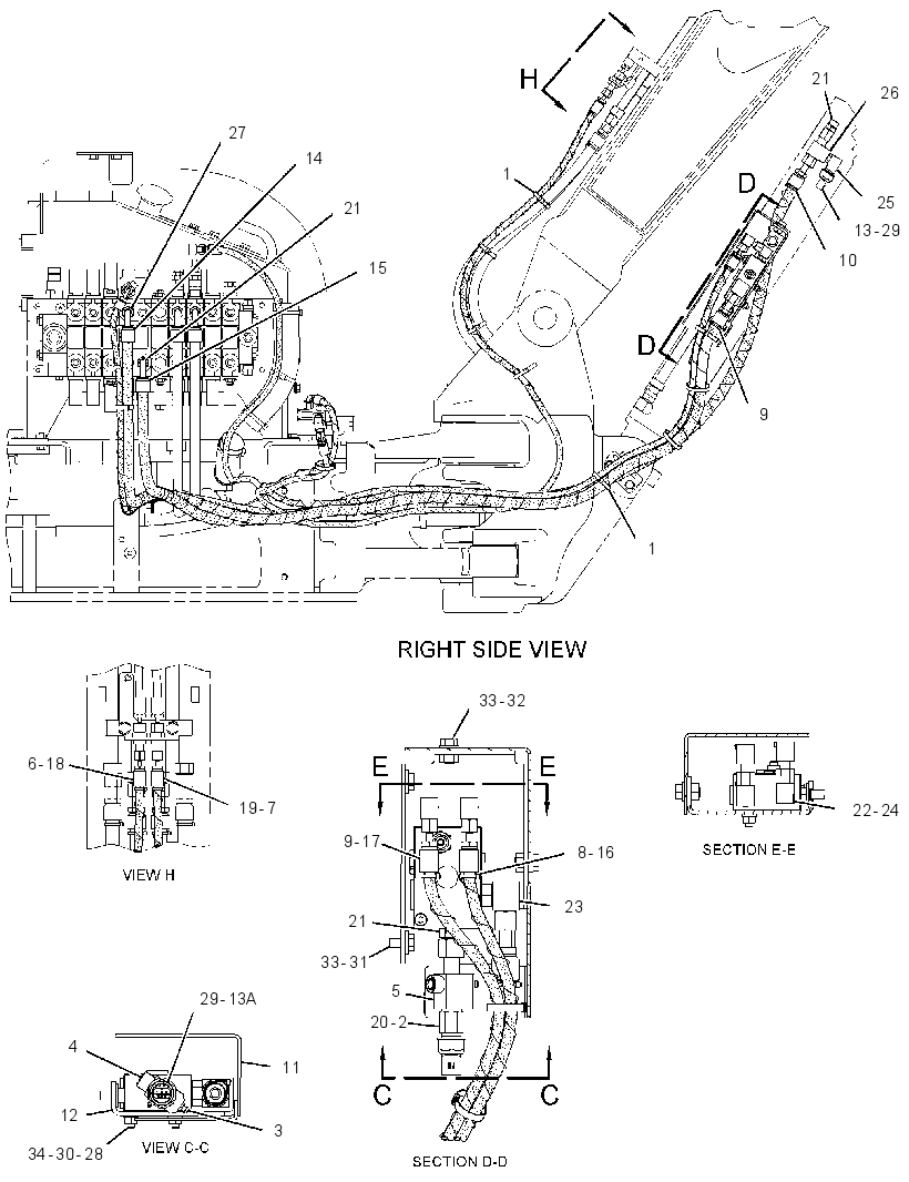 LINES GP-BOOM CHECK VALVE 3912488 CAT