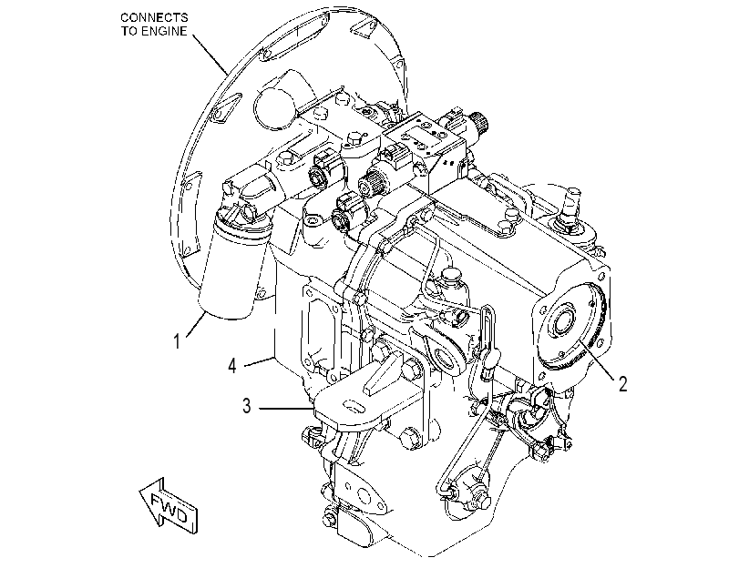 TRANSMISSION AR-DIRECT DRIVE 3590379 CAT