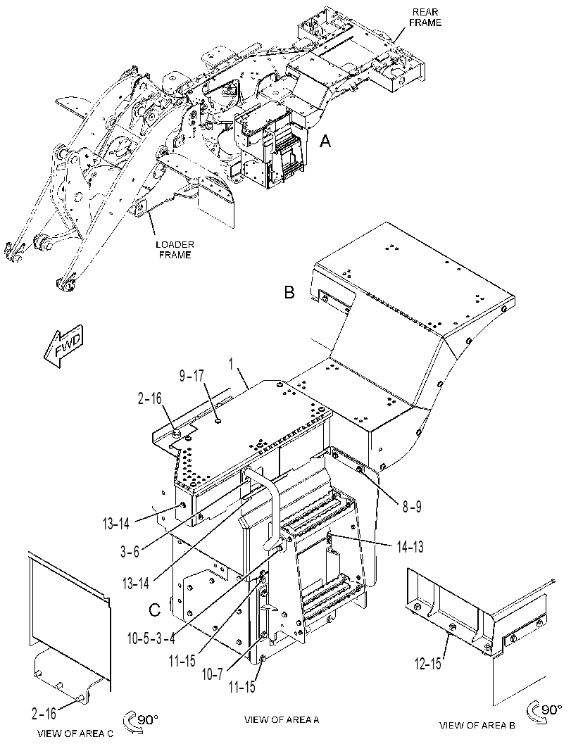 LADDER & WALKWAY GP 3886933 CAT