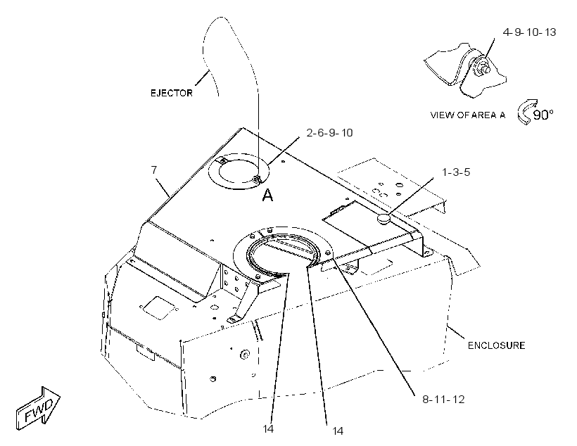 COVER GP-HOOD 3808953 CAT