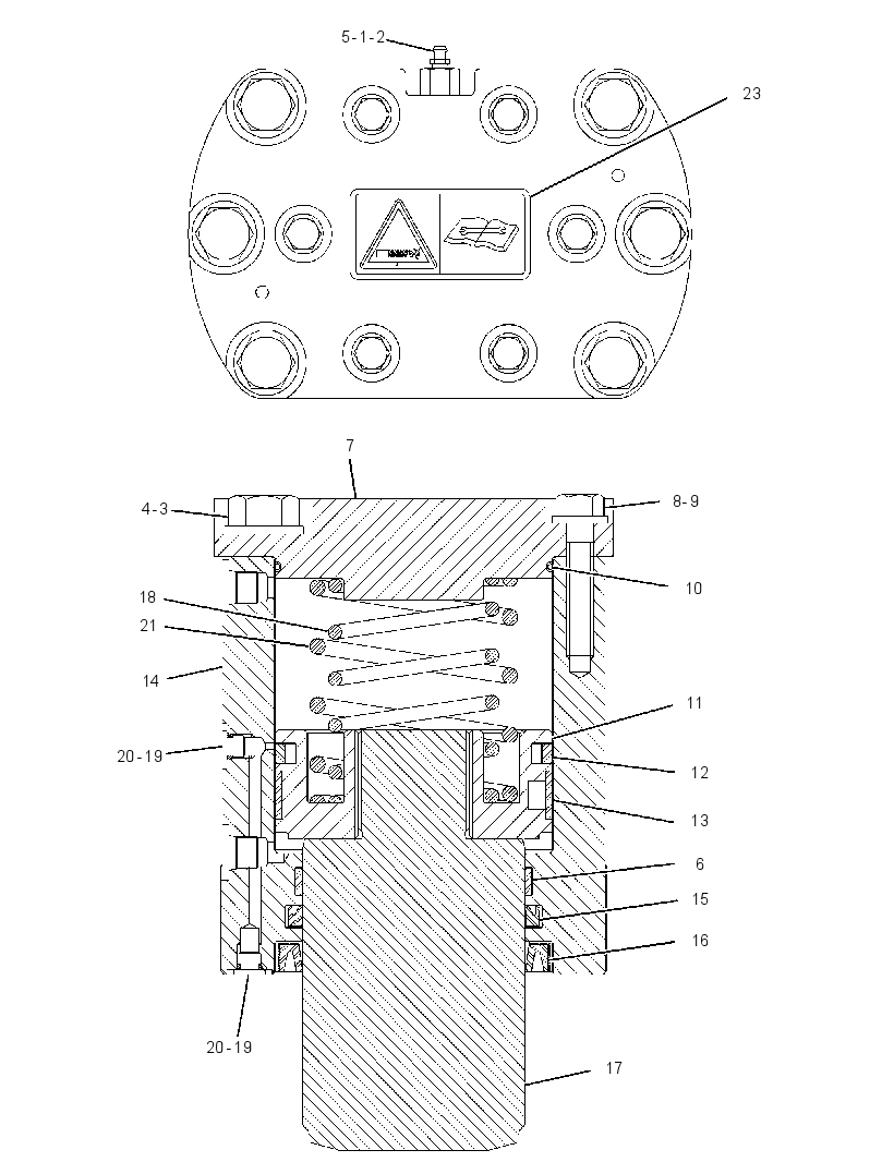 CYLINDER GP-BRAKE RELEASE 3115278 CAT