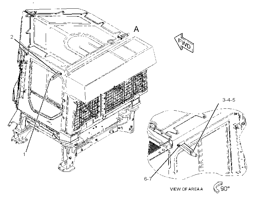 Кронштейн крепёжный 3750199 CAT