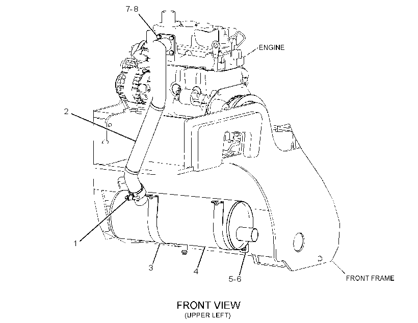 MUFFLER & MOUNTING GP 2932081 CAT