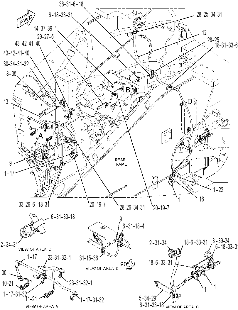 WIRING GP-POWER TRAIN 3268073 CAT