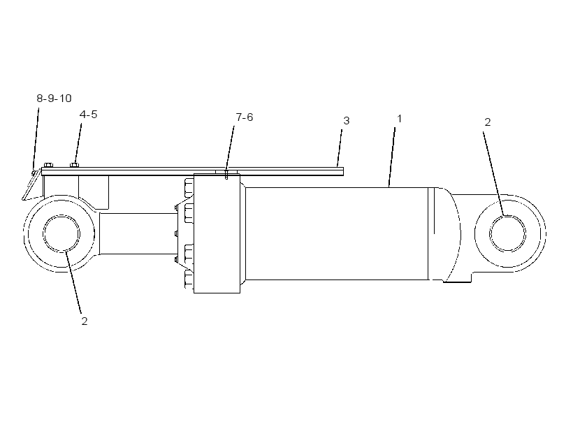 CYLINDER & SEAL GP-TILT 2000037 CAT
