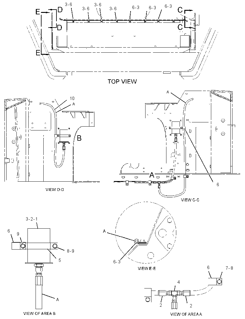 LINES GP-FIRE SUPPRESSION 2779816 CAT