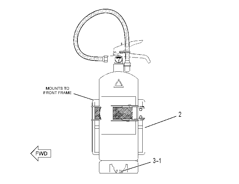 FIRE EXTINGUISHER GP 2075116 CAT