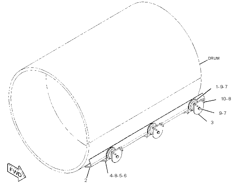 SCRAPER GP-SMOOTH DRUM 3842812 CAT