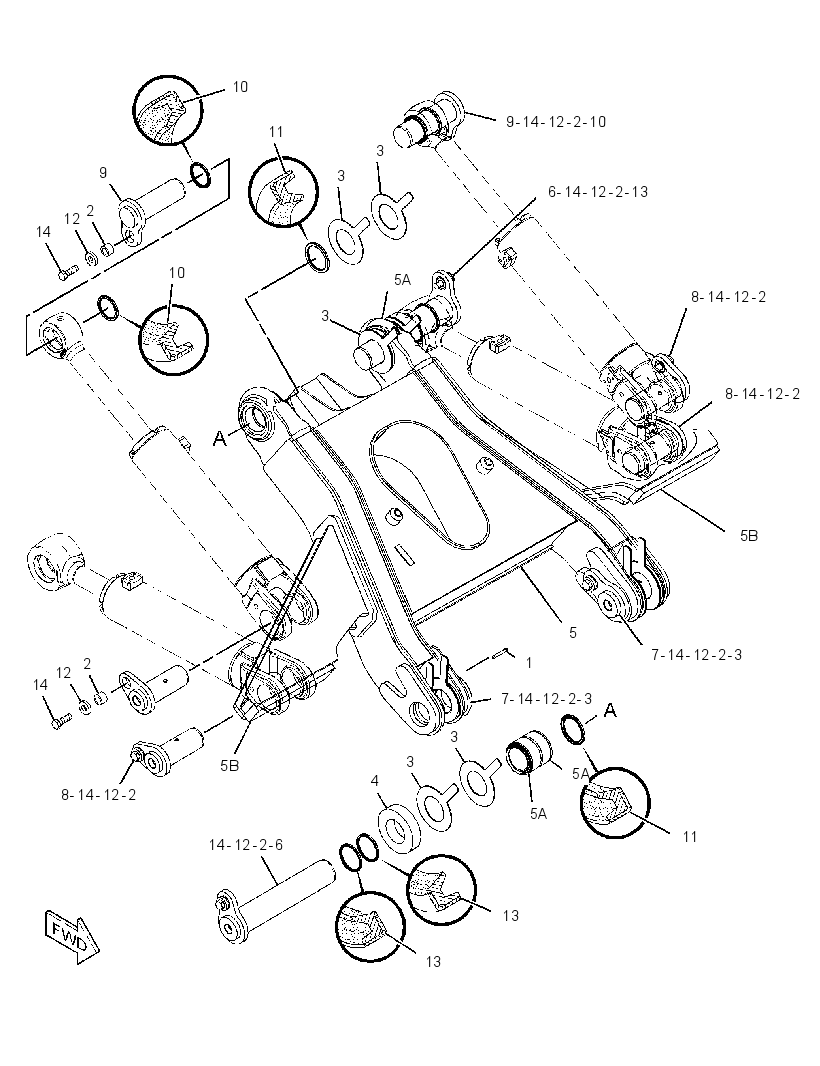 FRAME GP-RIPPER 3823960 CAT