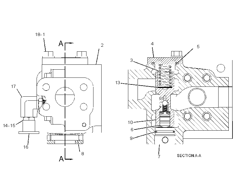 VALVE GP-TORQUE CONV PRIORITY 6I8563 CAT