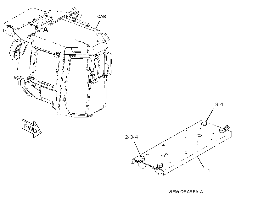 MOUNTING GP-LIGHTING 3848720 CAT