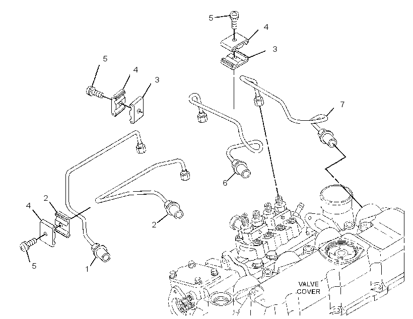 Трубопроводы впрыска топлива 4181667 CAT