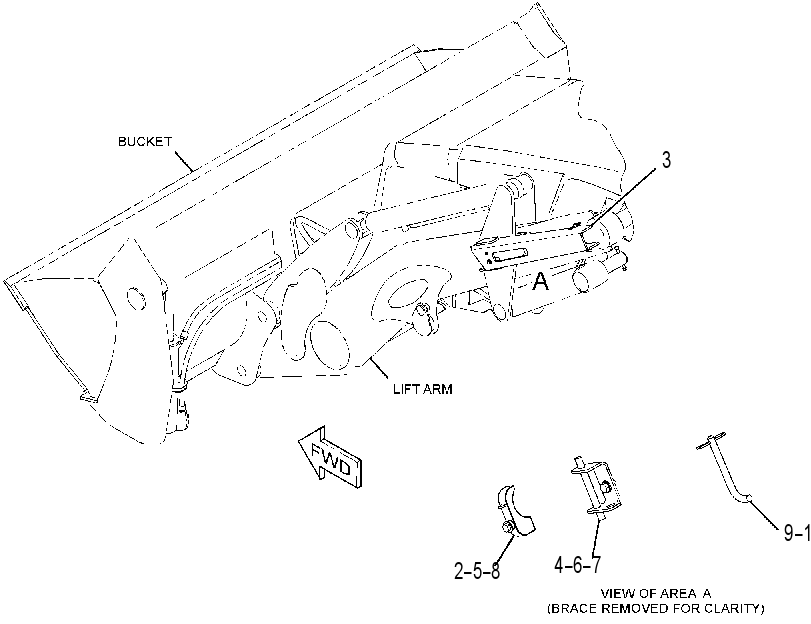 BRACE GP-LIFT CYLINDER 3379842 CAT