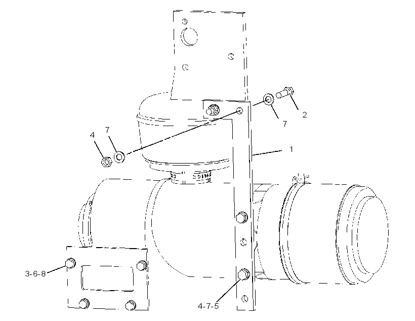 MOUNTING GP-CAB PRESSURIZER 1759012 CAT