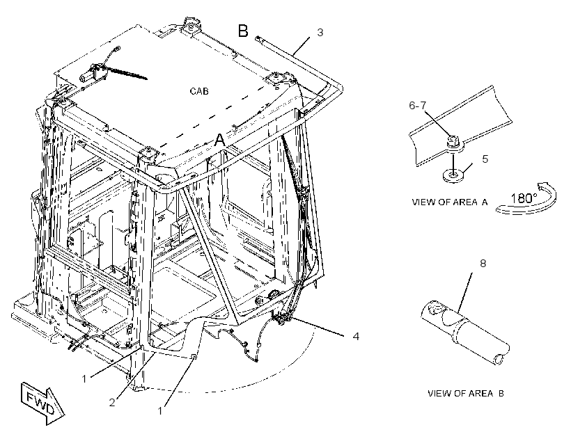 FRAME GP-WINDOW 3516399 CAT