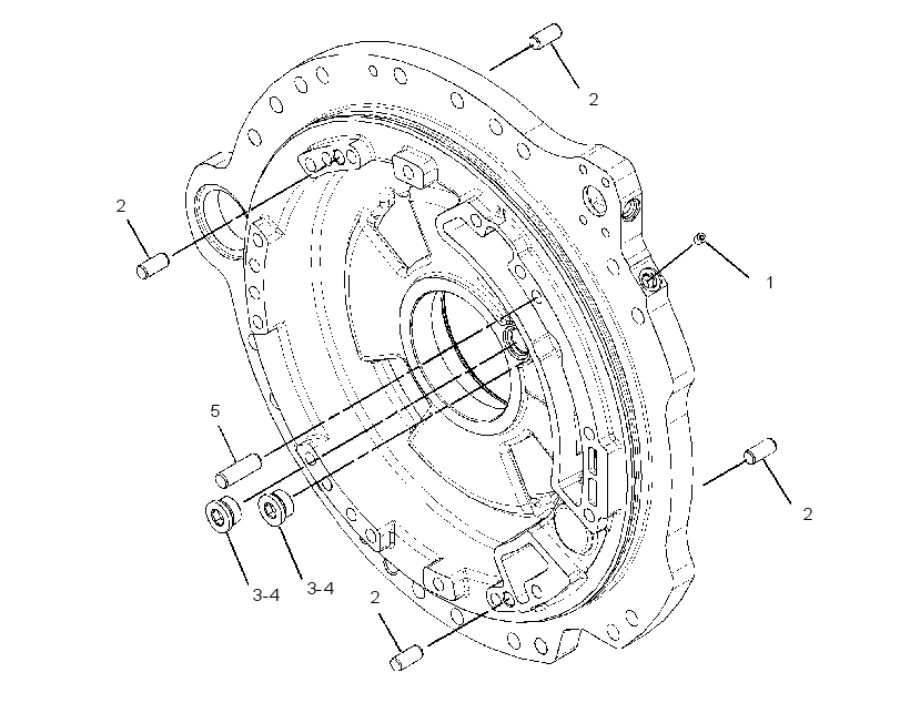 MANIFOLD GP-TRANSMISSION 6T6051 CAT