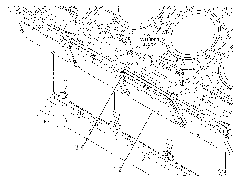 Крышка распредвала 4166716 CAT
