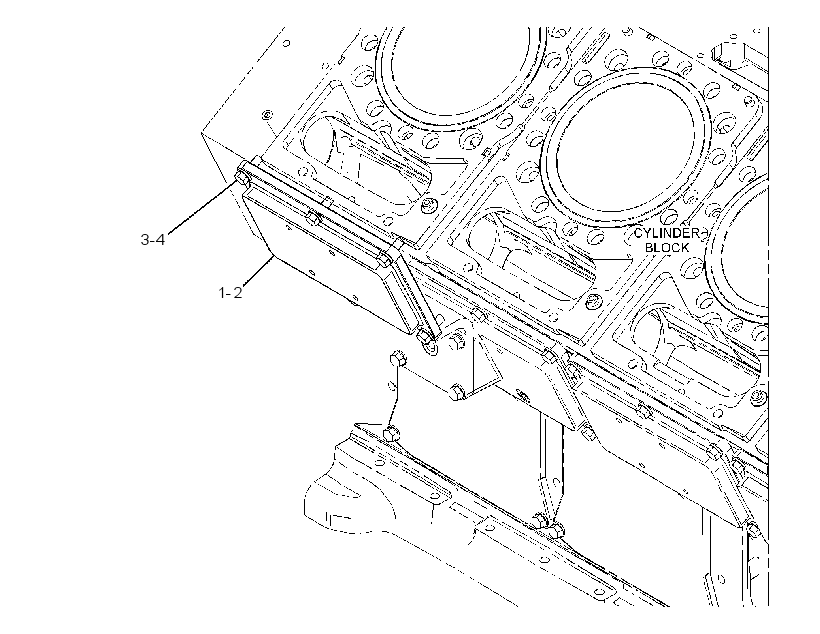 Крышка распредвала 4166711 CAT