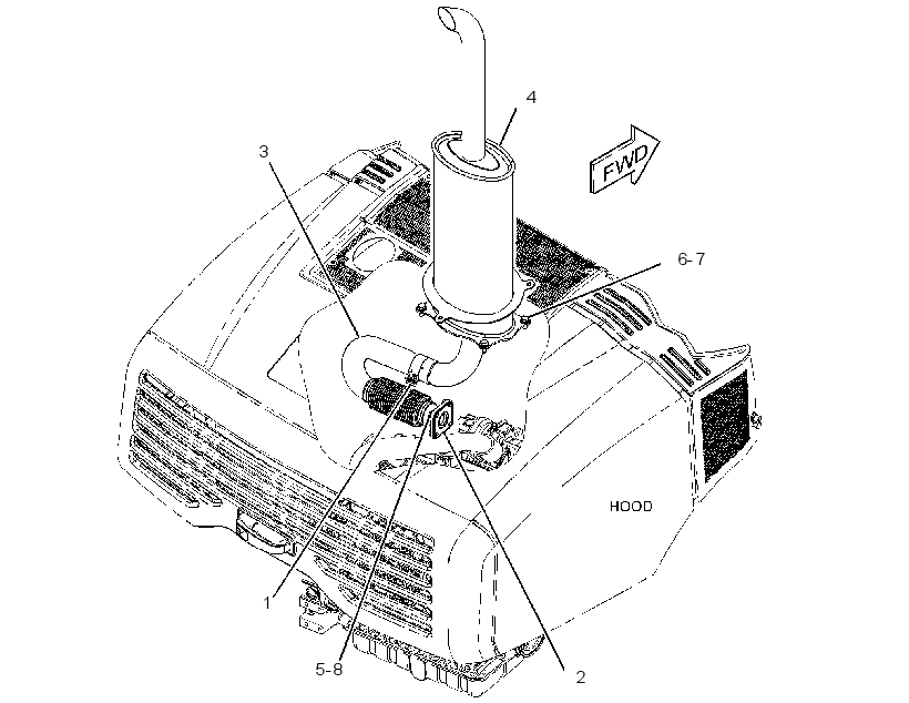 MUFFLER & MOUNTING GP 3777713 CAT