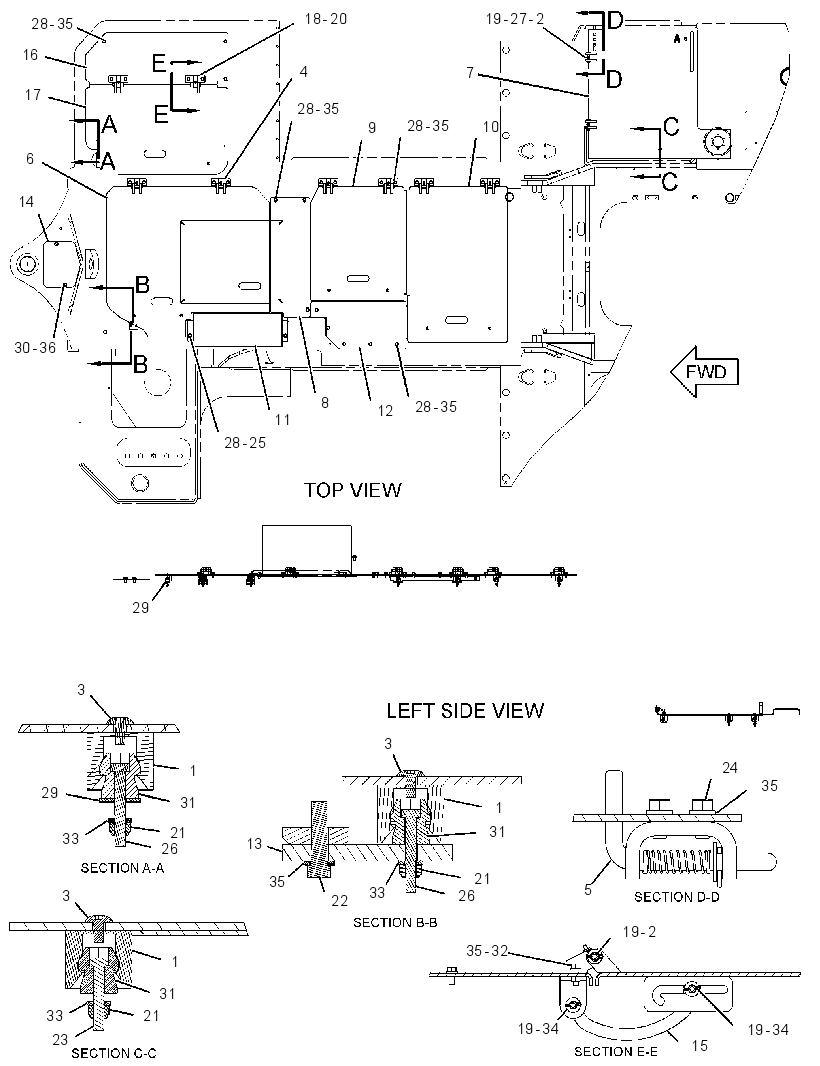 COVER GP-DECK 3241858 CAT
