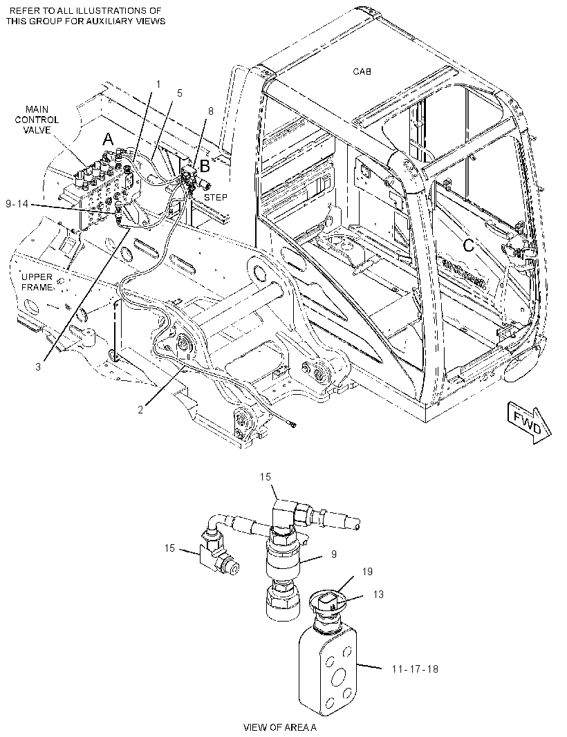 VALVE & LINES GP-BOOM 3403492 CAT