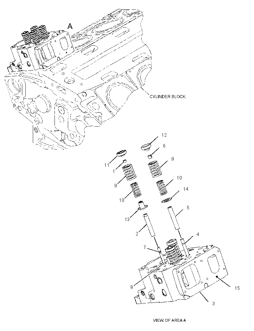 Головка блока цилиндров 3805797 CAT
