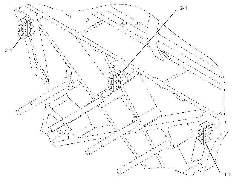 SUPPORT GP-ENGINE OIL LINES 3841316 CAT