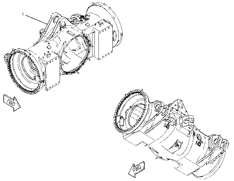 HOUSING GP-REAR AXLE 1985952 CAT