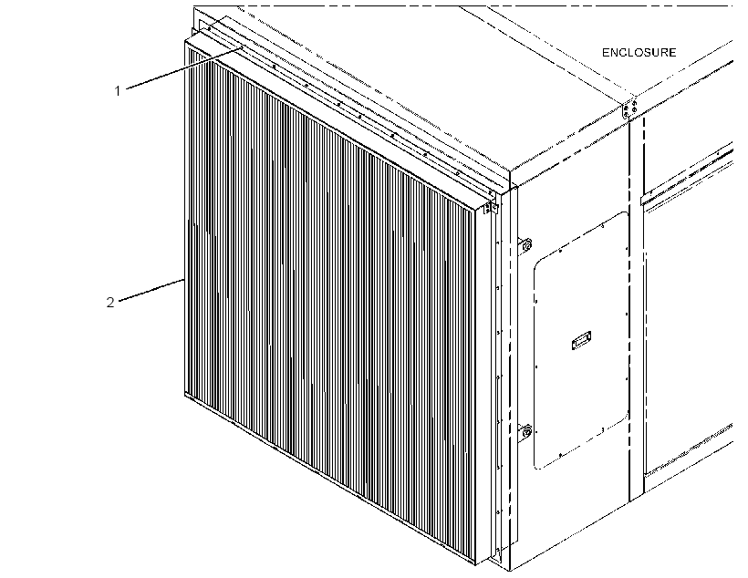 LOUVER GP-ENCLOSURE 3965817 CAT