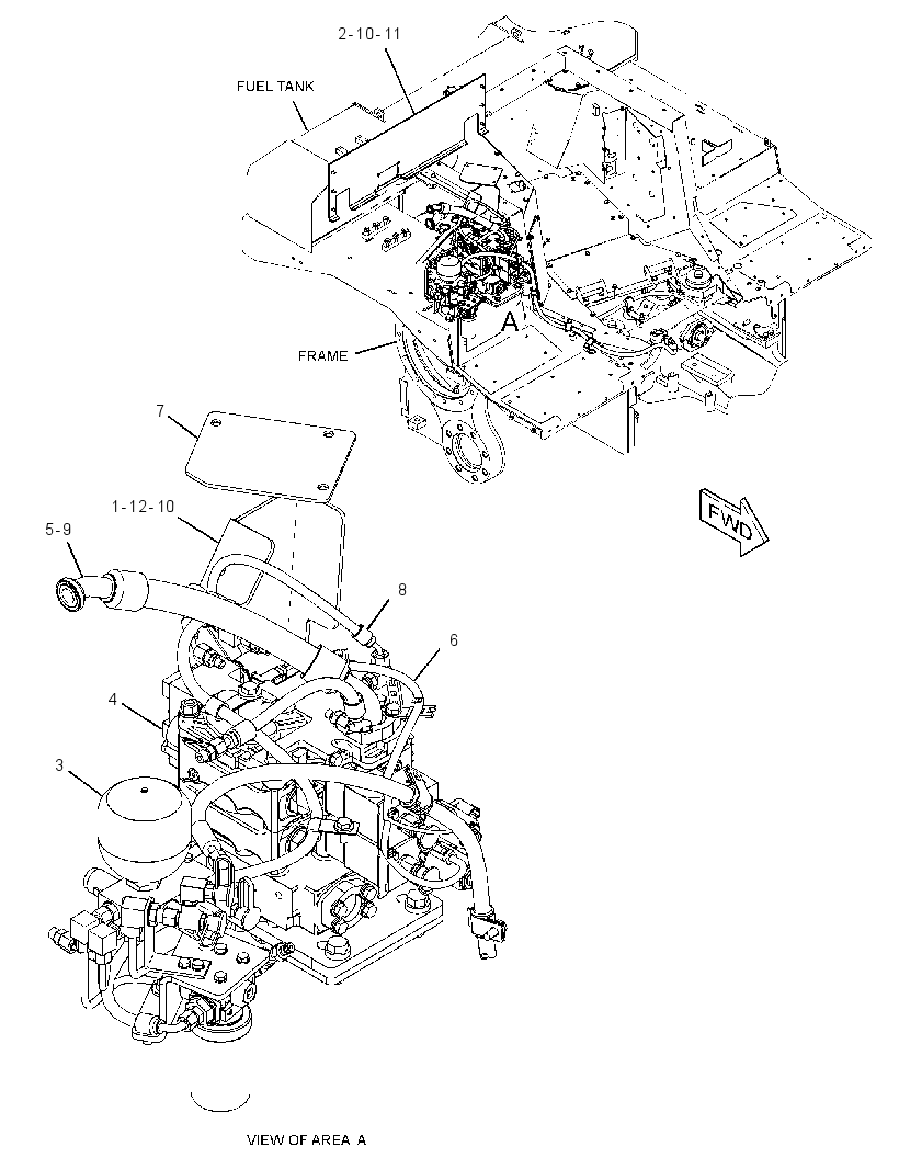 VALVE & LINES GP-WINCH 3783847 CAT