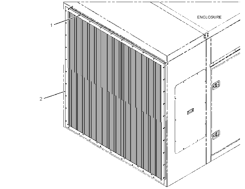 LOUVER GP-ENCLOSURE 3965815 CAT