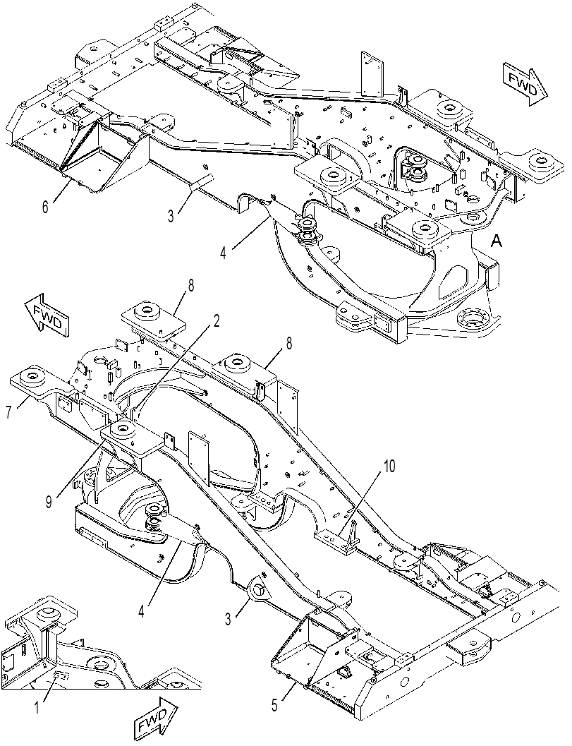 FRAME AS 3617540 CAT