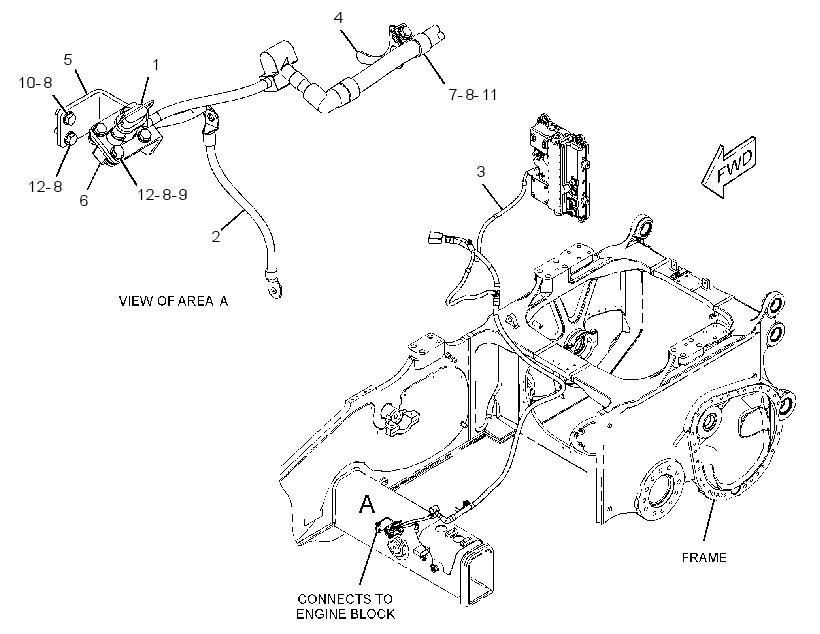 WIRING GP-AUX START RECEPTACLE 3794963 CAT