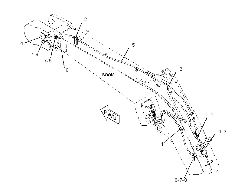 WIRING GP-BOOM 3985862 CAT