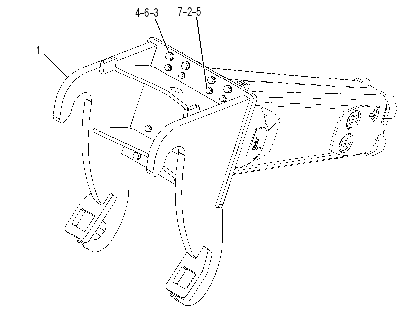 MOUNTING GP-HAMMER 3906761 CAT