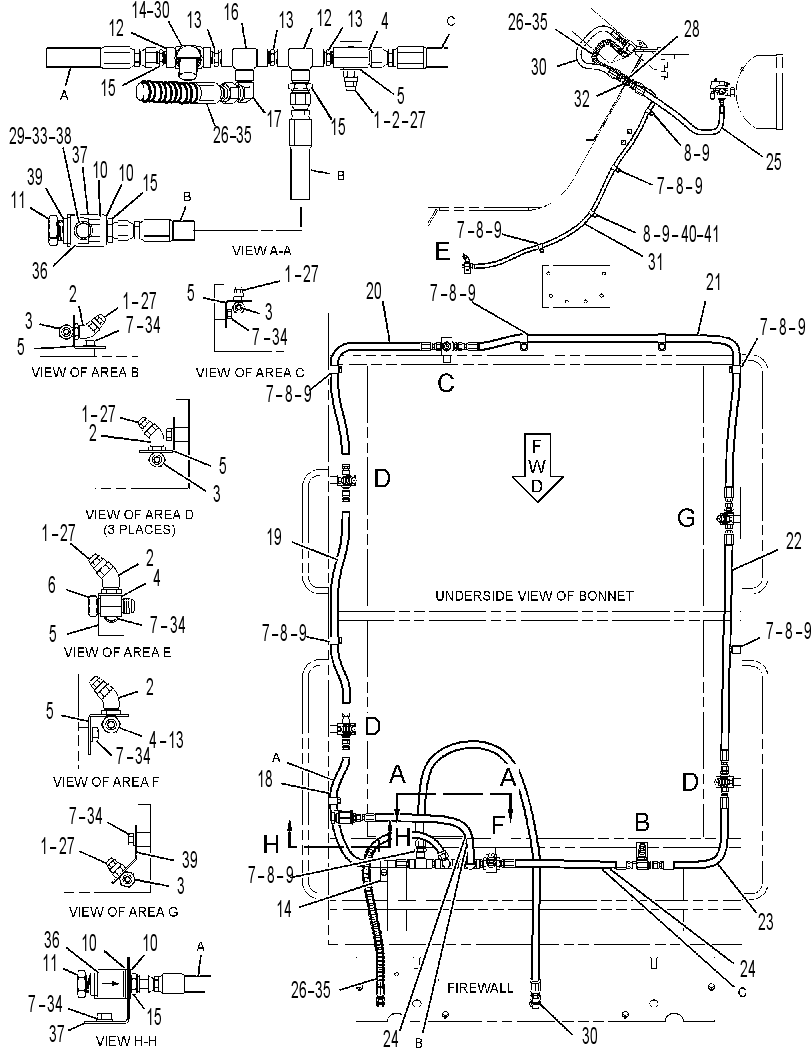 LINES GP-FIRE SUPPRESSION 2530466 CAT
