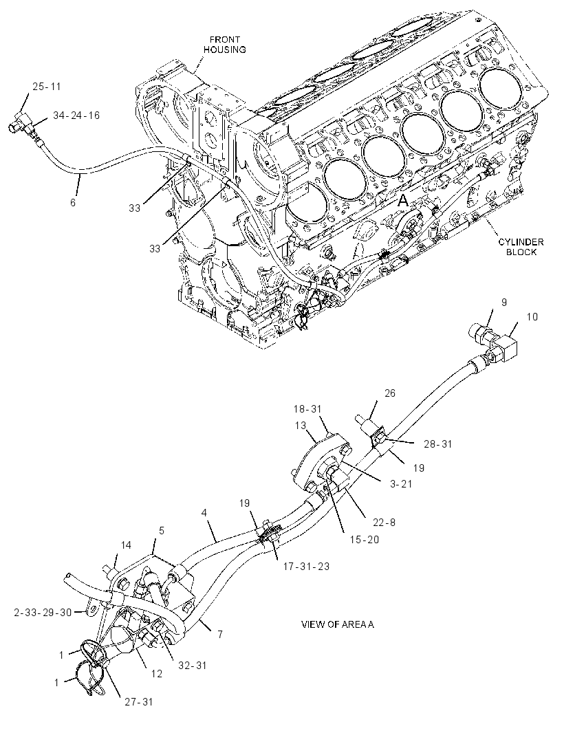 METERING GP-ENGINE OIL 3062134 CAT