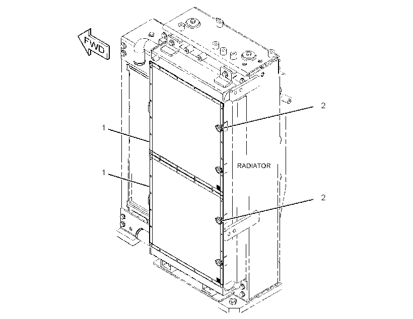 SCREEN GP-RADIATOR 3836400 CAT