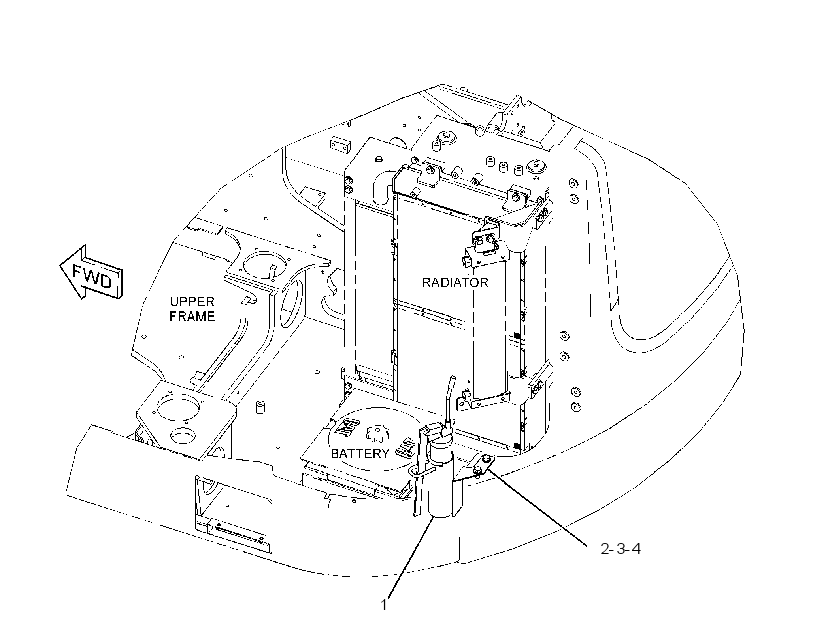 MOUNTING GP-GREASE GUN 3811364 CAT