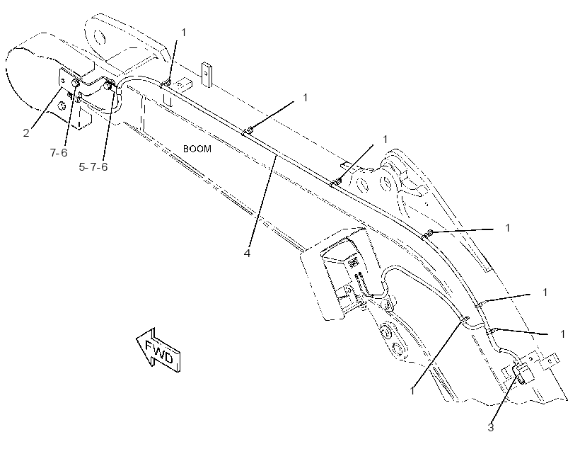 WIRING GP-BOOM 4189310 CAT