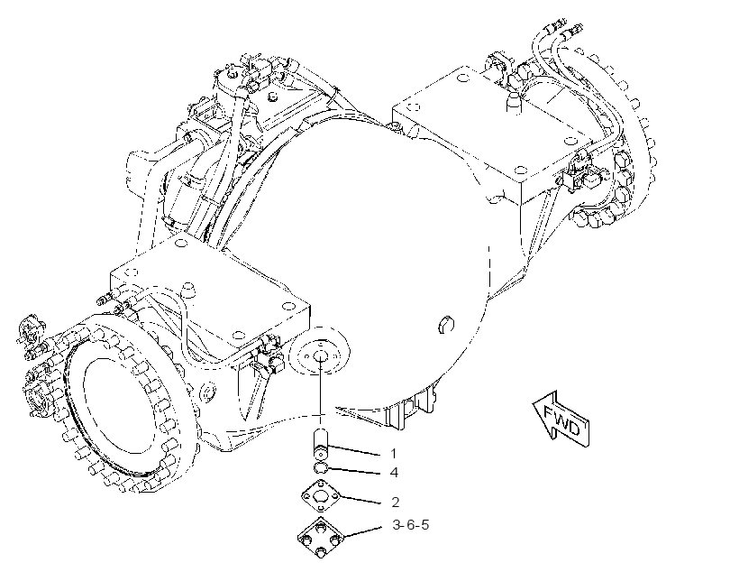 MOUNTING GP-DIFFERENTIAL 4156033 CAT