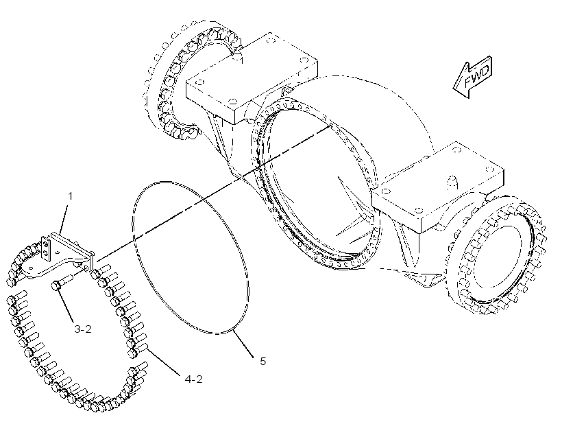 MOUNTING GP-DIFFERENTIAL 4175371 CAT