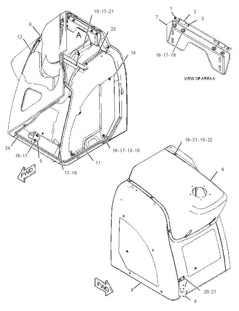 ENCLOSURE GP-RADIATOR 3979191 CAT