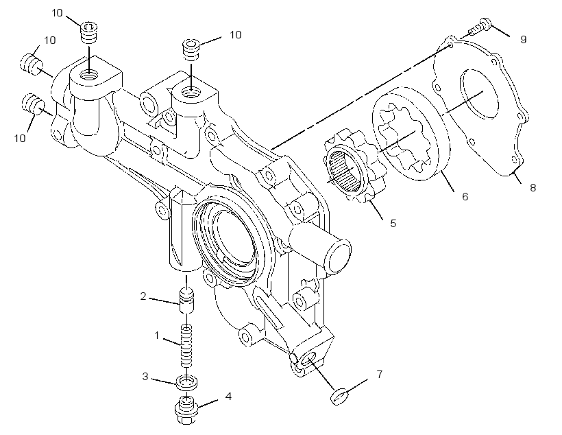 COVER GP-OIL PUMP 4180971 CAT